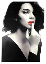 Load image into Gallery viewer, Red Lips Jenner Print Death NYC

