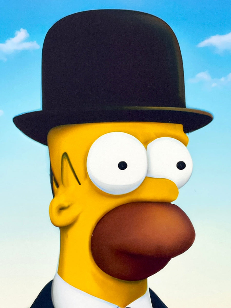 Rene Magritte's Homer – Post Modern Vandal