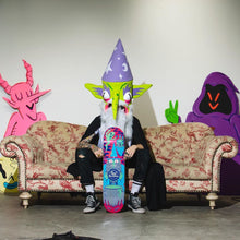 Load image into Gallery viewer, Ride With The Wizard Skatedeck Skate Deck Wizard of Barge
