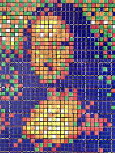 Rubik Mona Lisa (Poster) Print Invader