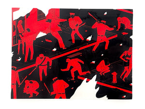 Rule of Law Skatedeck Set of 5 (Signed) Skate Deck Jean-Michel Basquiat