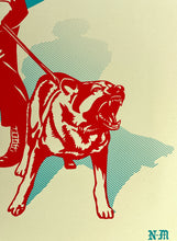 Load image into Gallery viewer, Sadistic Dog Walker (Blue) Print Shepard Fairey
