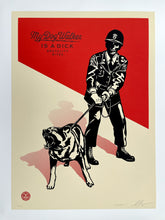 Load image into Gallery viewer, Sadistic Dog Walker (Red) Print Shepard Fairey
