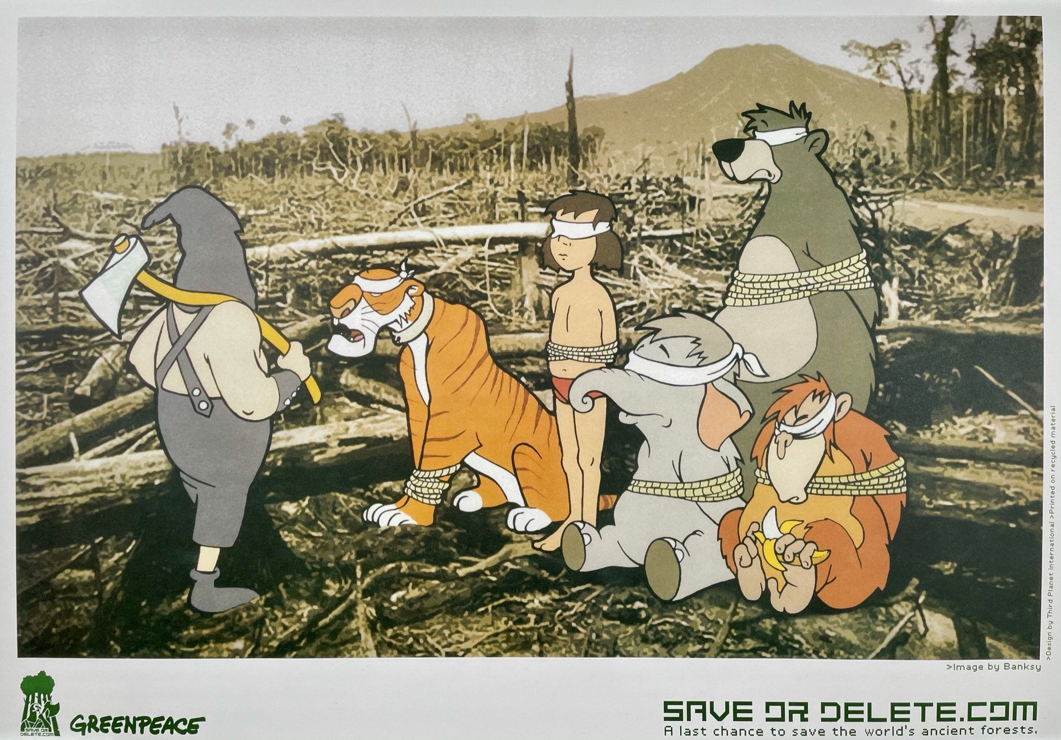 Save or Delete Official Greenpeace Print – Post Modern Vandal