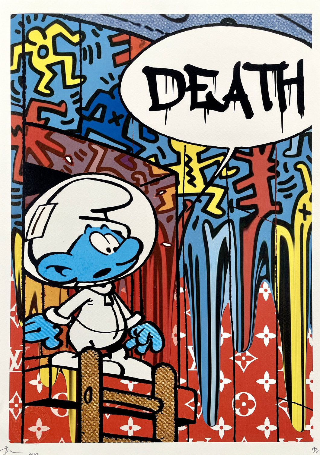 Smurf Death Print Death NYC