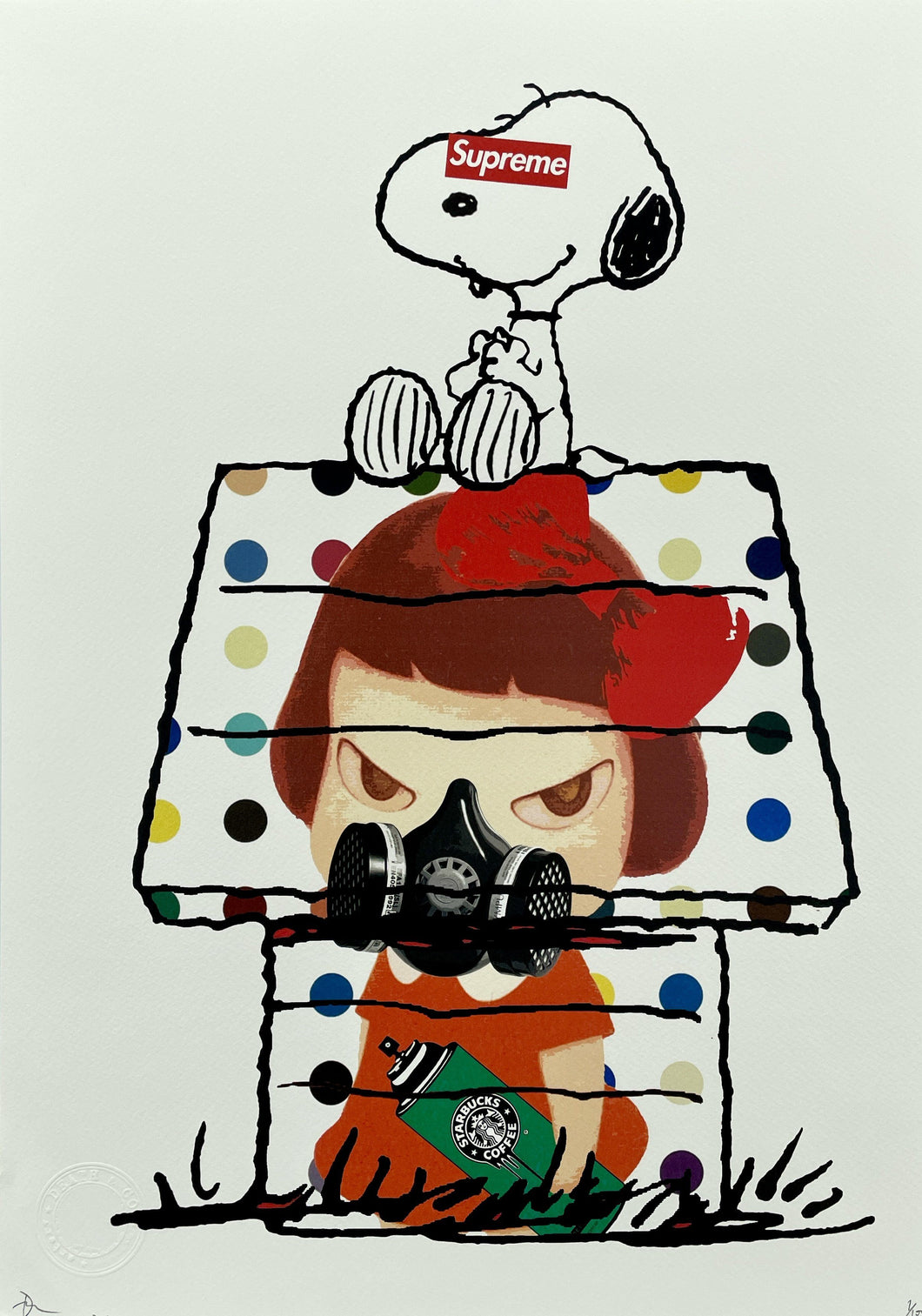 Snoopy House Cute Spot Print Death NYC