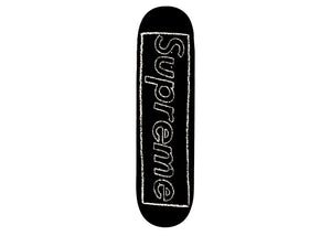Supreme x KAWS Chalk Logo Skatedeck (Black) Skate Deck KAWS