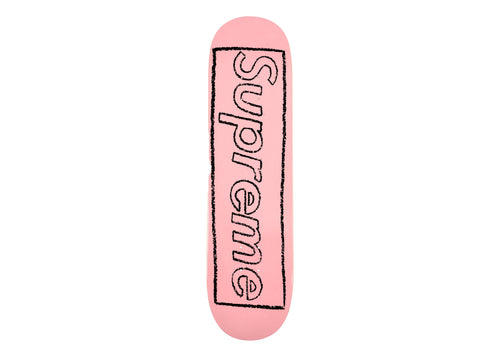 Supreme x KAWS Chalk Logo Skatedeck (Pink) Skate Deck KAWS