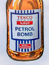 Load image into Gallery viewer, Tesco Petrol Bomb (Creased) Print Banksy

