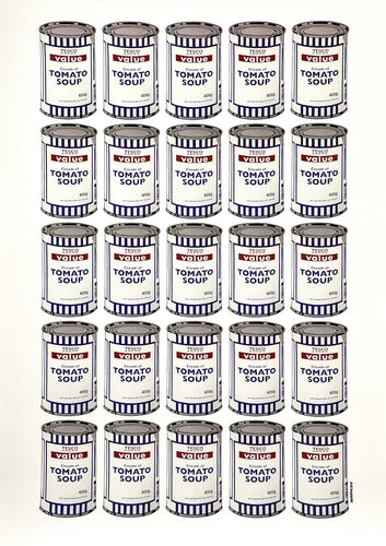 Tesco Soup Cans Print Banksy