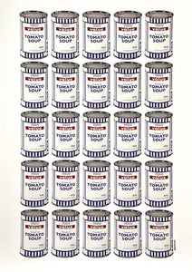 Tesco Soup Cans Print Banksy