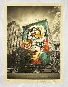 The Beauty of Liberty and Equality Print Shepard Fairey x Sandra Chevrier