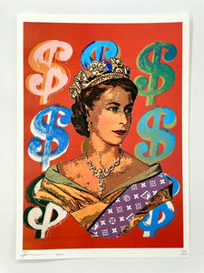 The Queen's Dollar Signs Print Death NYC