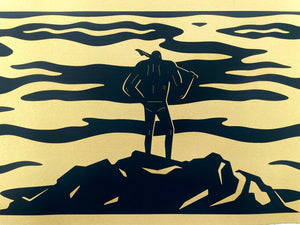 The Seeker (Gold) Print Cleon Peterson