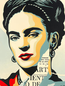 The Woman Who Defeated Pain (Frida Kahlo) Print Shepard Fairey