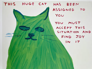 This Huge Cat Print David Shrigley