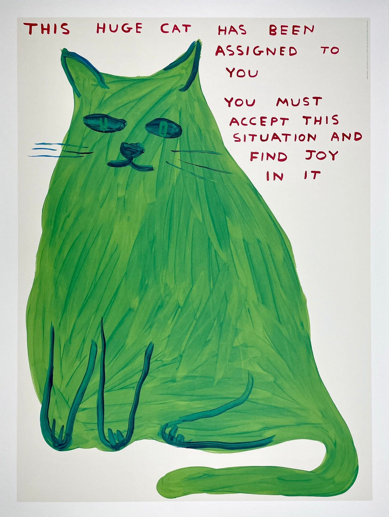 This Huge Cat ポスター　60×80cm This Huge Cat – Post Modern Vandal