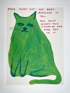 This Huge Cat Print David Shrigley