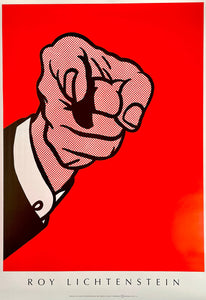 Untitled (Finger Pointer) Print Roy Lichtenstein