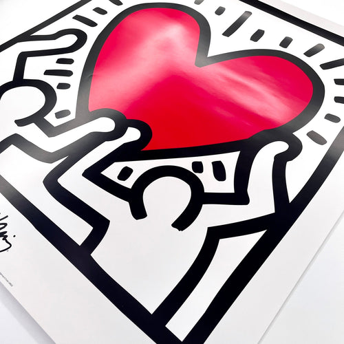 Keith Haring Artwork Heart Keith Haring Original Art Large Heart