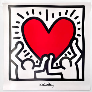 Untitled (Heart) Print Keith Haring