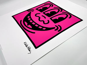 Untitled (Three Eyed Face) Print Keith Haring