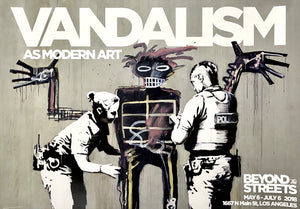Vandalism as Modern Art - Beyond the Streets 2018 Print Banksy