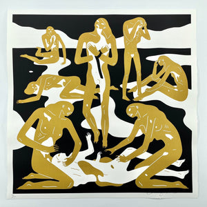 Virgins (Gold & Black) Print Cleon Peterson