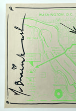 Load image into Gallery viewer, Washington DC Plan of Attack Print - Hand Embellished Mr. Brainwash
