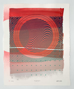 Wavelengths (sunrise version) Print - Hand Embellished Erik Otto