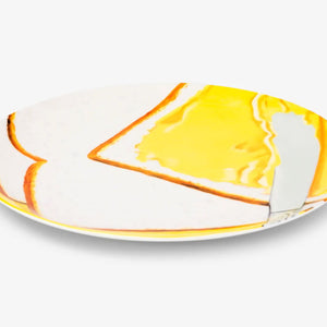 White Bread Ceramic Plate Ceramic James Rosenquist