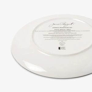 White Bread Ceramic Plate Ceramic James Rosenquist