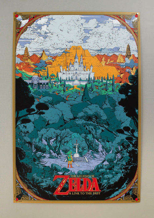 The Legend of Zelda: A Link to the Past Limited Edition Title Screen Print